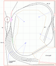 HO Track Plan 8X10 Red Wing Atlas Code 83