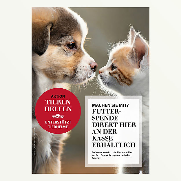 Futterspenden-Aktion bei Dehner Heidesheim!