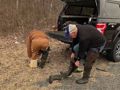 Beaver Trapping - Day One - Setup