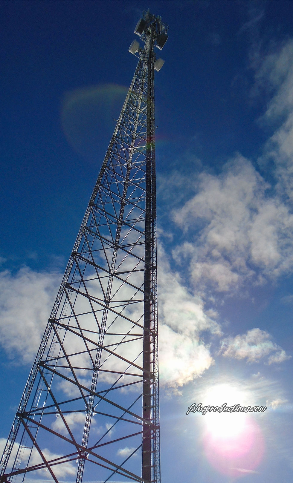 This shot is of a Cellphone Tower in Central PA. This was shot on a Sony Point and Shoot Camera.