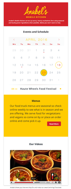 Anabel's Mobile Kitchen Logo Design