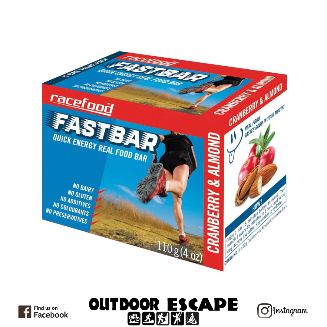 Race Food Fast Bar Cranberry & almond
