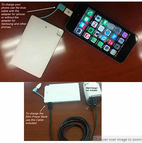 Thumbnail: Slim Pocket Charger for your Smart Phone and Devices