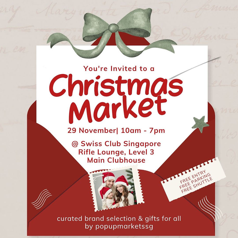 A Christmas Market @ Swiss Club (FREE Entry)