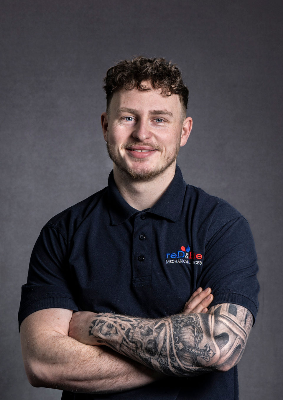 Business Photography Headshot - man with tattoos
