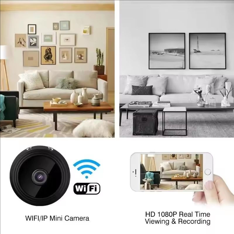 Thumbnail: A9 WiFi Mini Camera Wireless Video Recorder Security Protection Camera Smart Hom