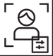Icon - outline of a person, no features
