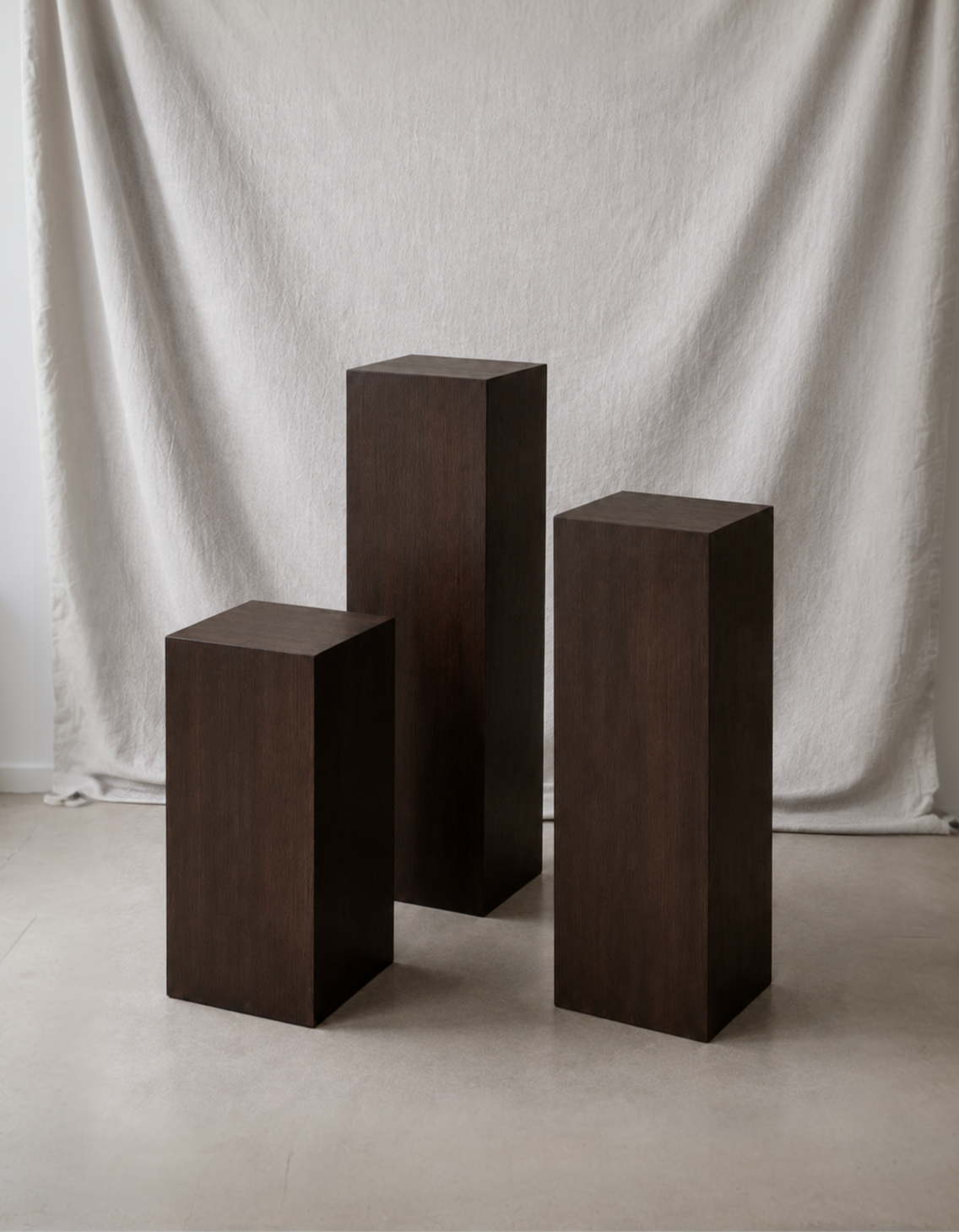Black Walnut Display Pillar Set