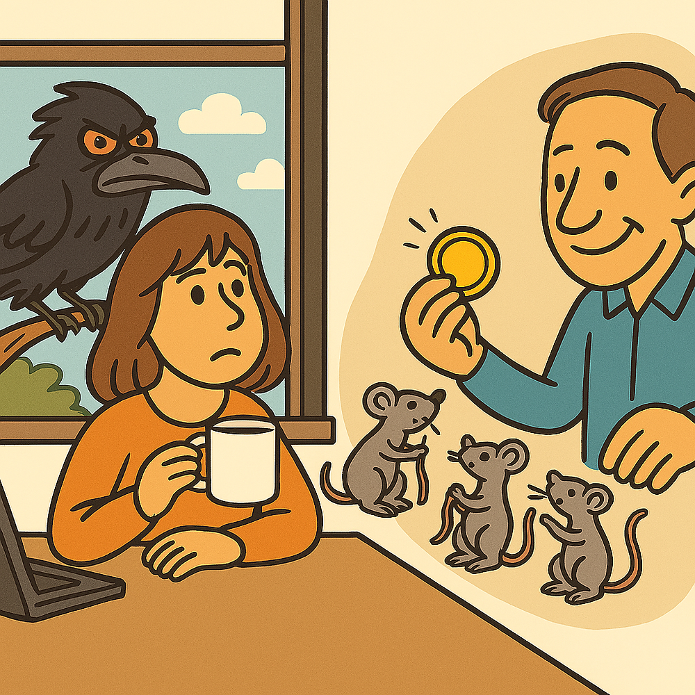 Crow Mouse OF CROWS AND MICE