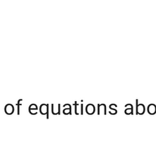 Systems of two linear equations in two variables