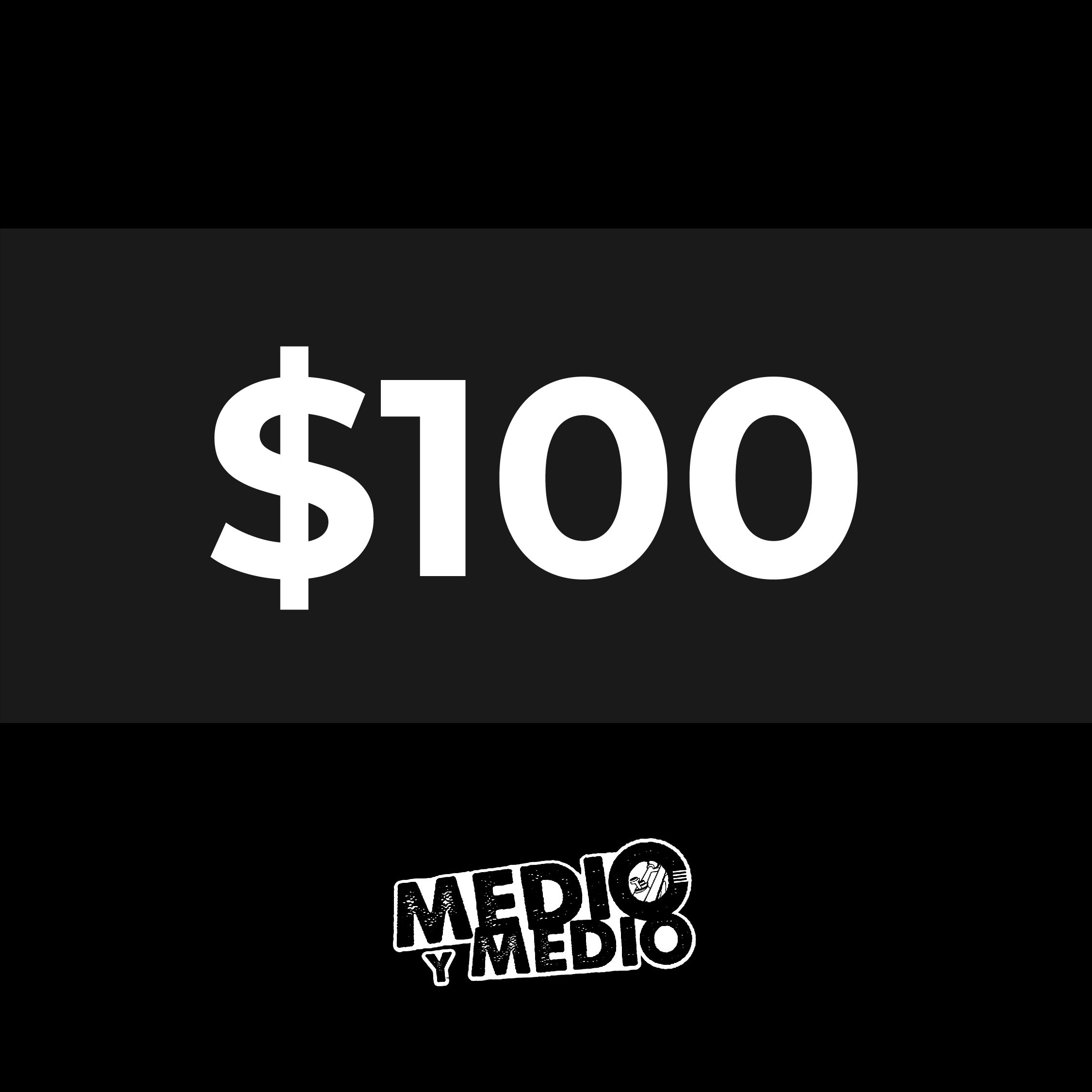 $100