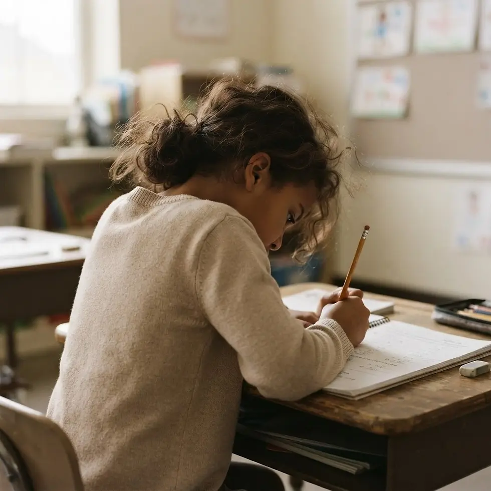 Classroom Study Scene
