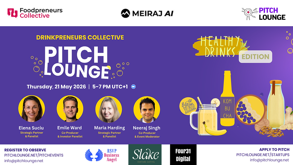 Drinkpreneurs Collective Pitch Lounge (Healthy Drinks)