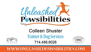 Unleashed Pawsibilities Business Card Co