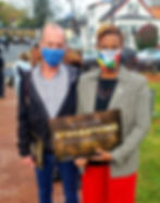 Shavonda and Ridgeley at Reparations Rally