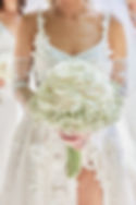 Nontraditional wedding bouquet featuring extra large rose petals and babies breath showcasing expert event planning in Tennessee.