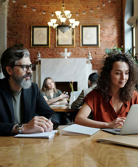 Managed Accounting Services team working with a small business client