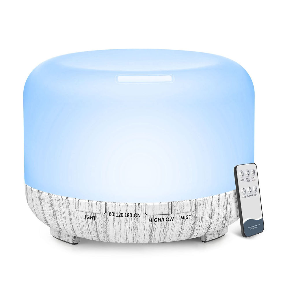 Thumbnail: 500ML Aroma Diffuser (6 Oils Optional), 5V 2A Essential Oil Aromatherapy Diffuse
