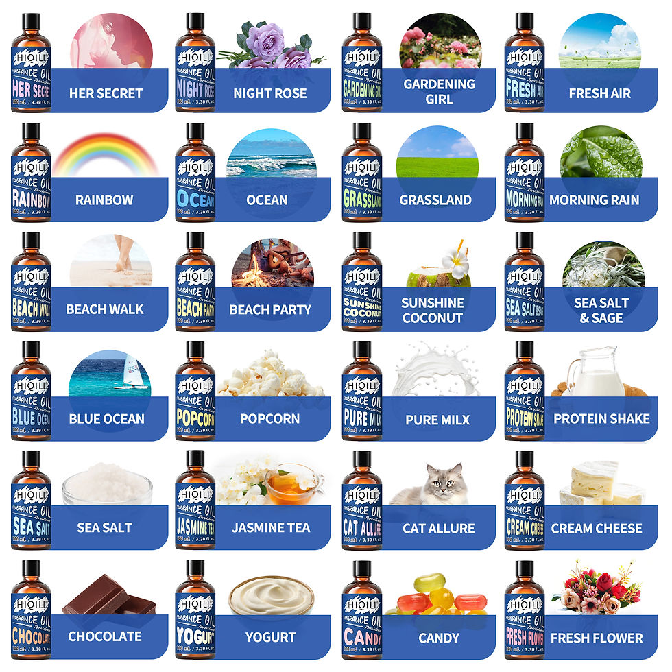 Thumbnail: HIQILI 100mL Fragrance Oil, Pure Amber Jeans Chocolate Sea Salt Coffee Oil for D