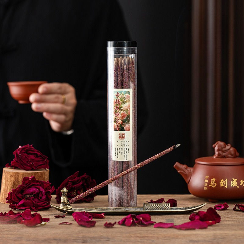 Thumbnail: 1 Box 40pcs Natural Handmade Rose Incense Sticks Organic Lavender, Jasmine, Osma