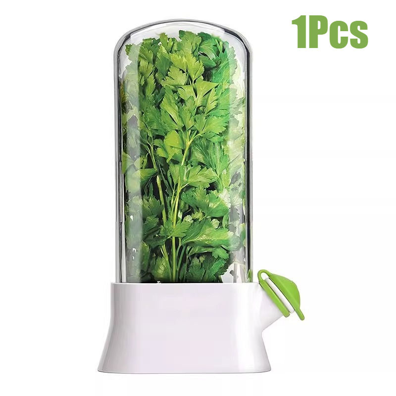 Thumbnail: Herb Keeper for Refrigerator Keep Herbs Fresh Longer Premium Herb Saver Versatil