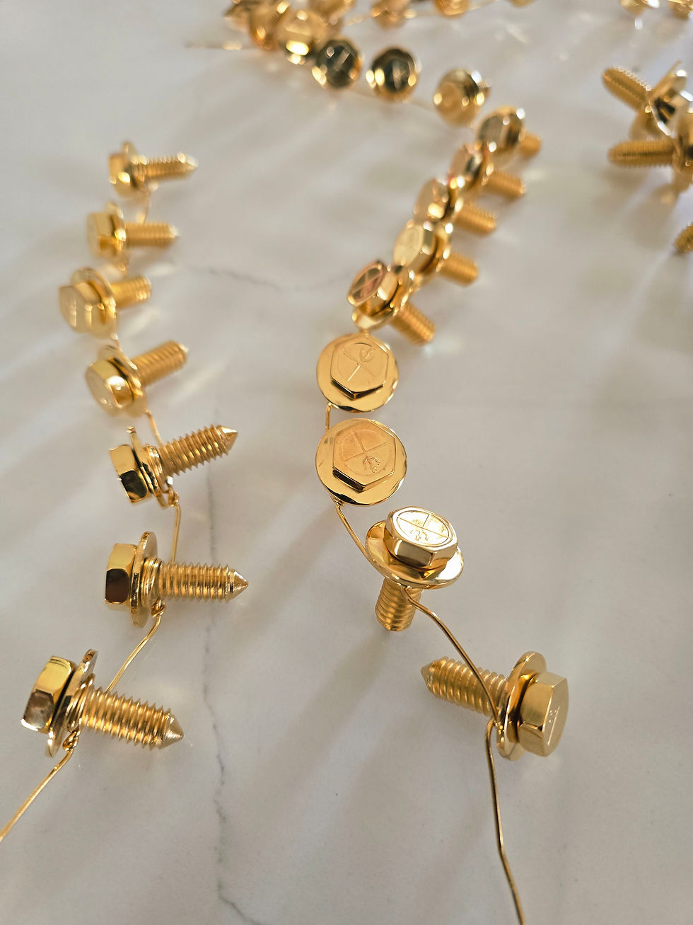 Thumbnail: 61-64 Impala 24kt Gold Front End Fastener Bolt Kit
