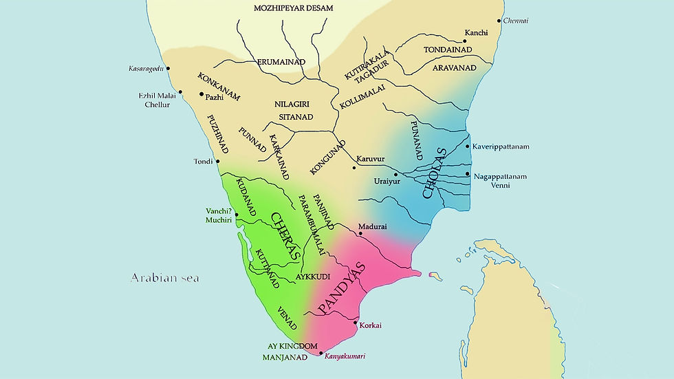 Ancient South India in the Sangam era (300BCE to 200CE)