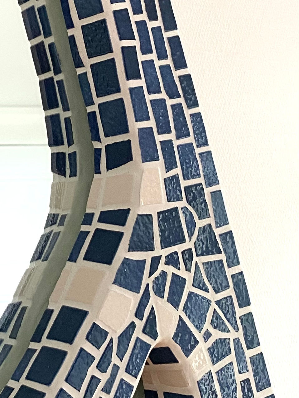Miroir Mosaïque "Arctic Mirror" de l'artiste & designer mobilier Franck Scala