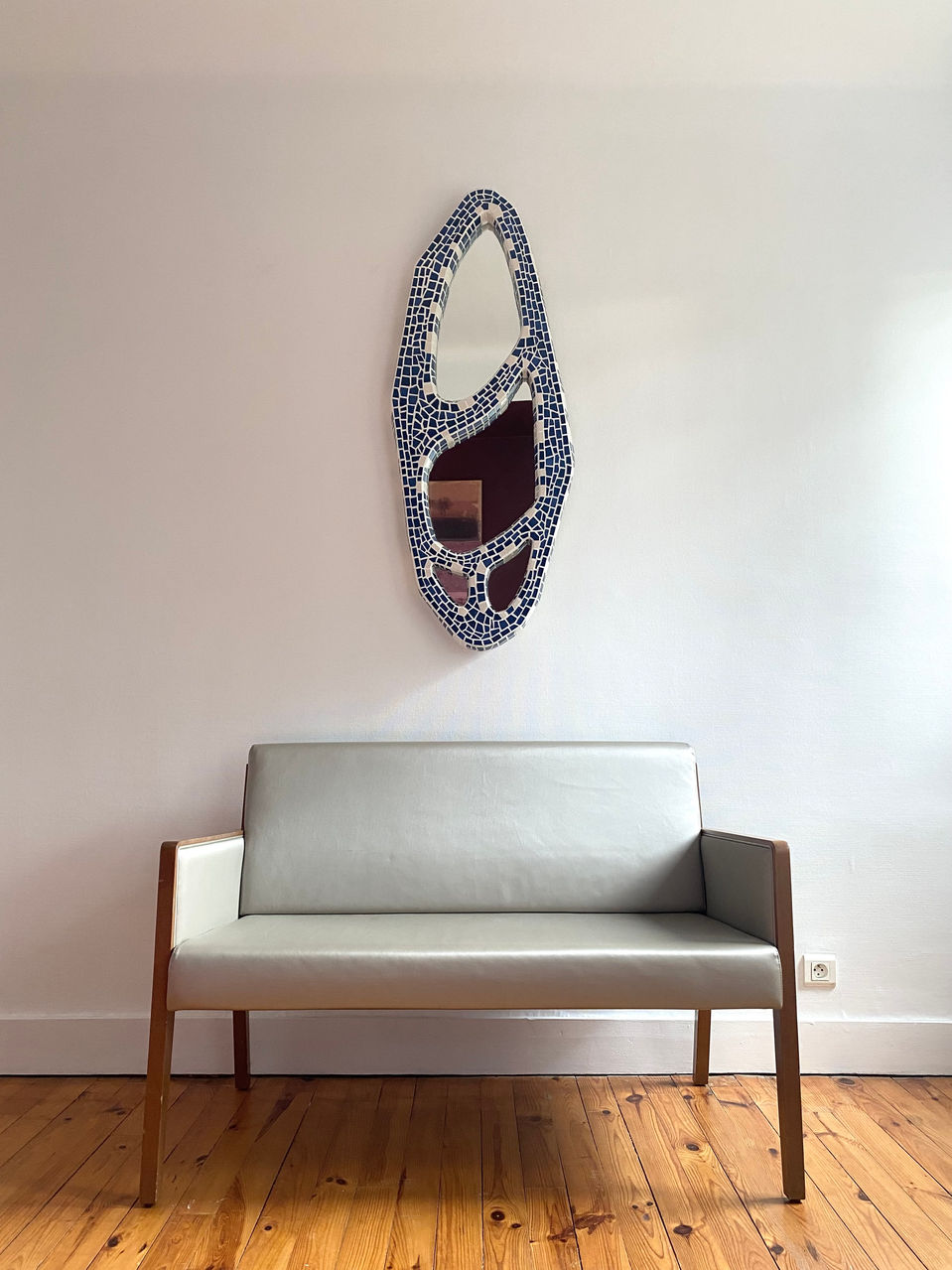 Miroir Mosaïque "Arctic Mirror" de l'artiste & designer mobilier Franck Scala