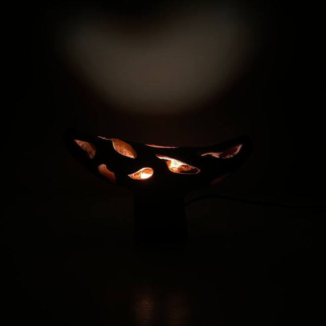 Série de luminaires céramiques de l'artiste & designer Franck Scala