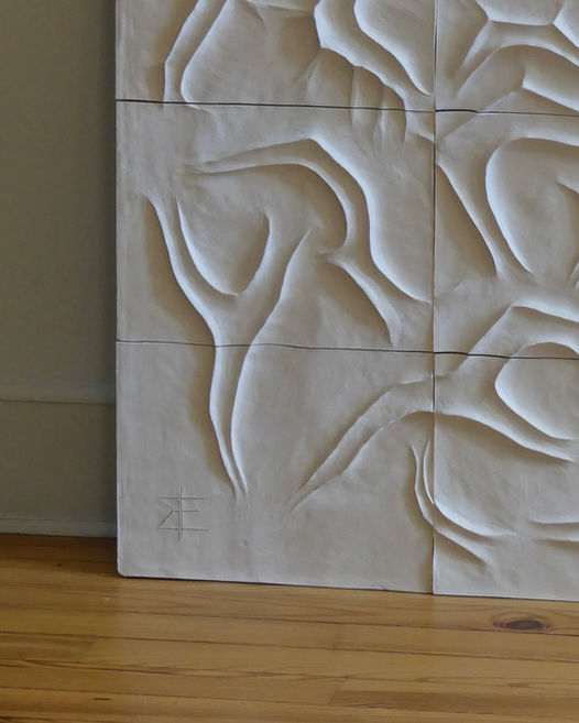 Sculpture Murale / Bas-Relief Céramique de la collection Relief de l'artiste & designer Mobilier Franck Scala