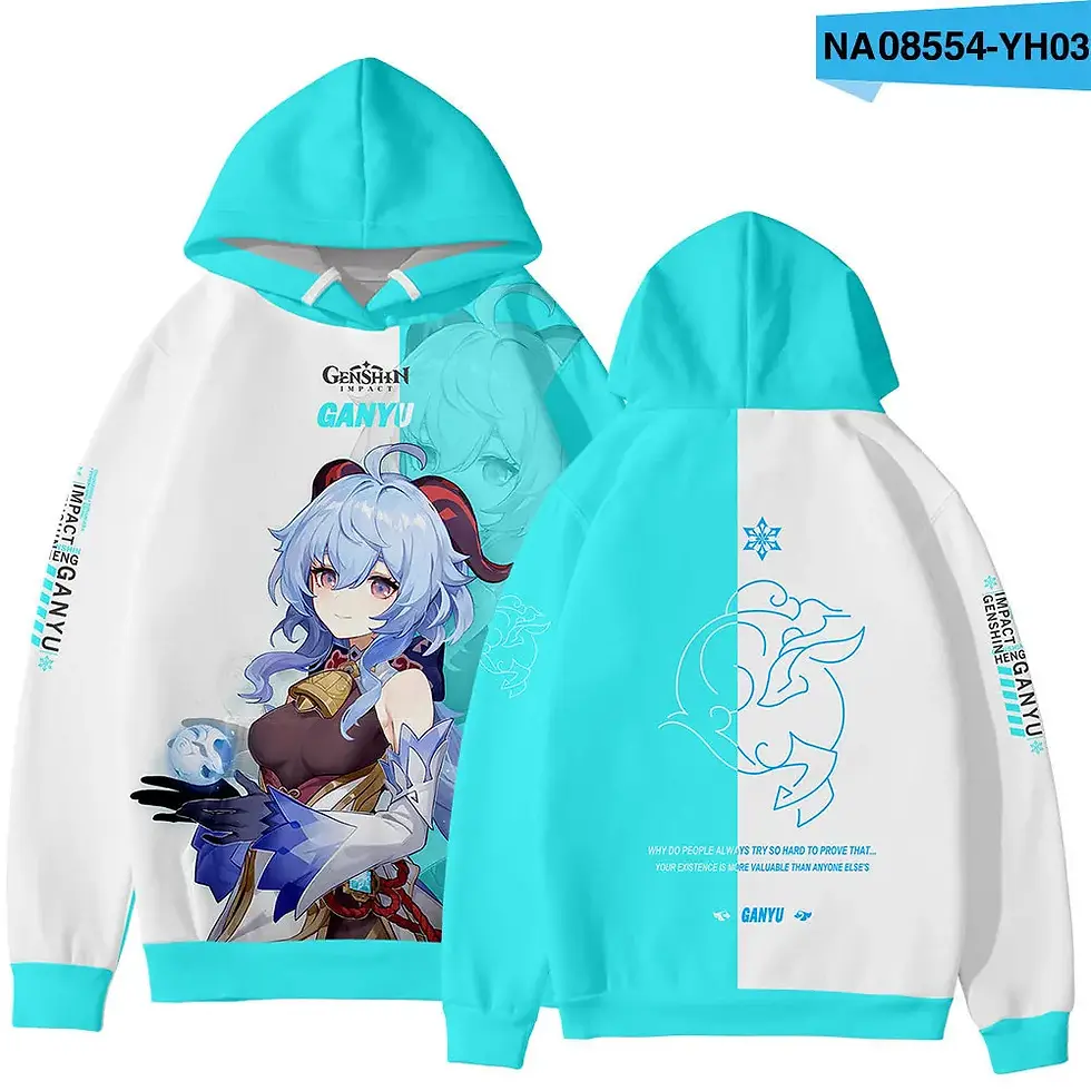 Thumbnail: Anime Game Genshin Impact Venti Cosplay Printed 3D Hoodies Men Women's Hoodies