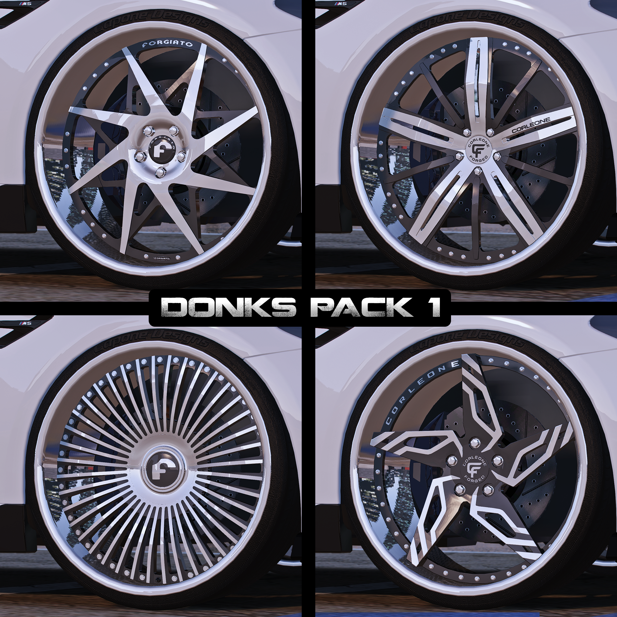 Donk wheels pack 1