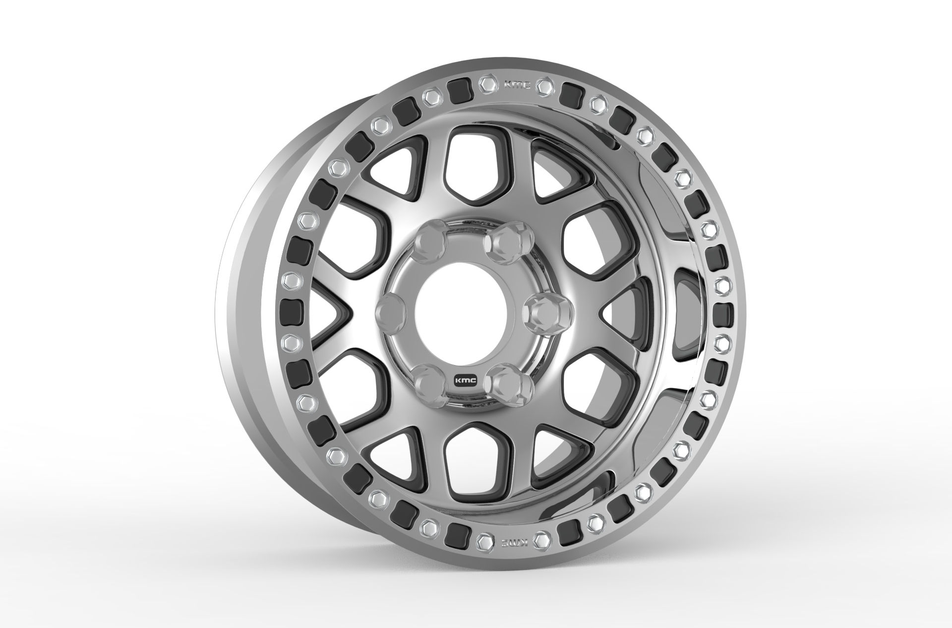 KMC Mesa Forged KM450 beadlock 3D Model