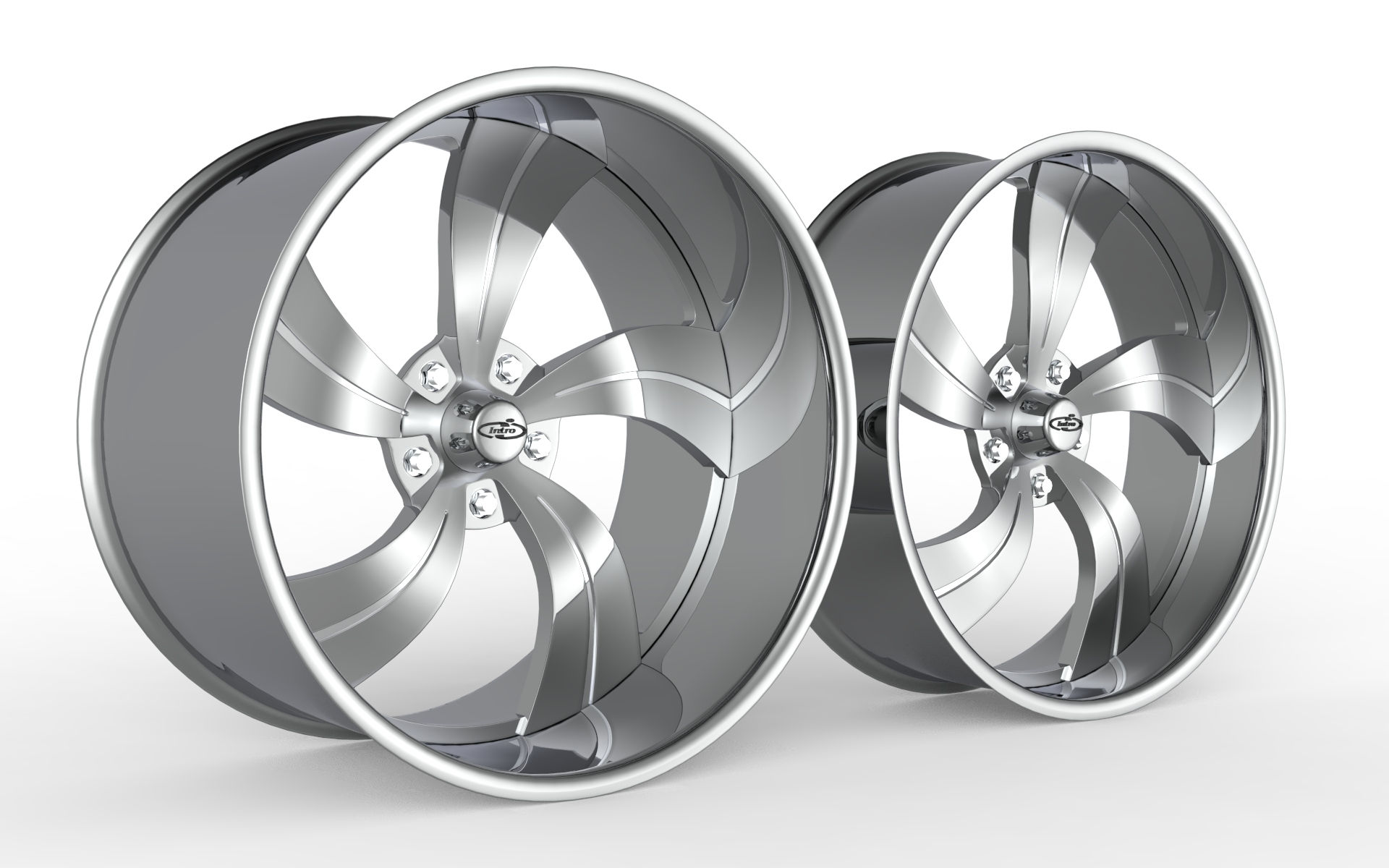 Intro wheels Twisted Villa 3D Model