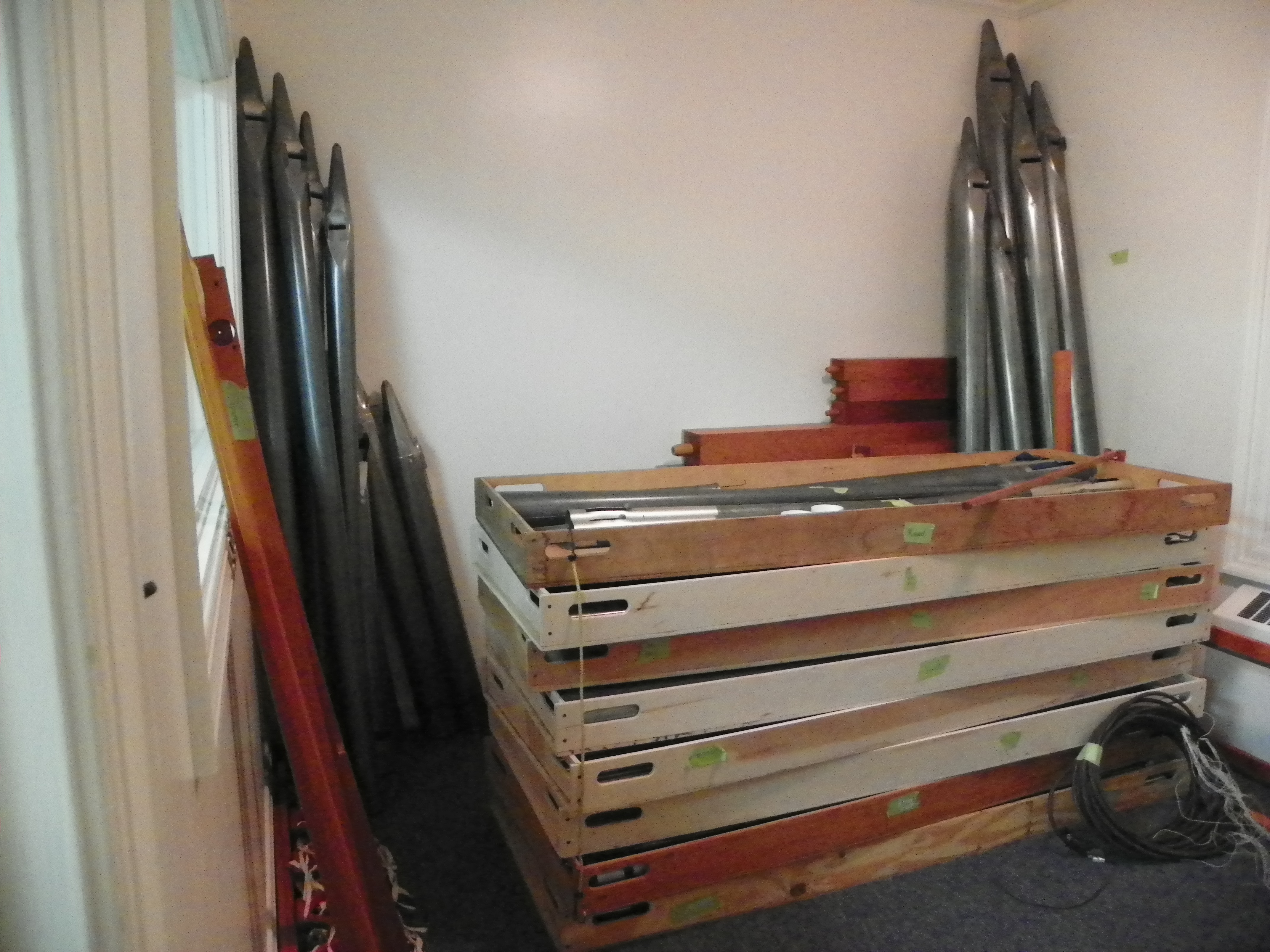 Organ parts in storage