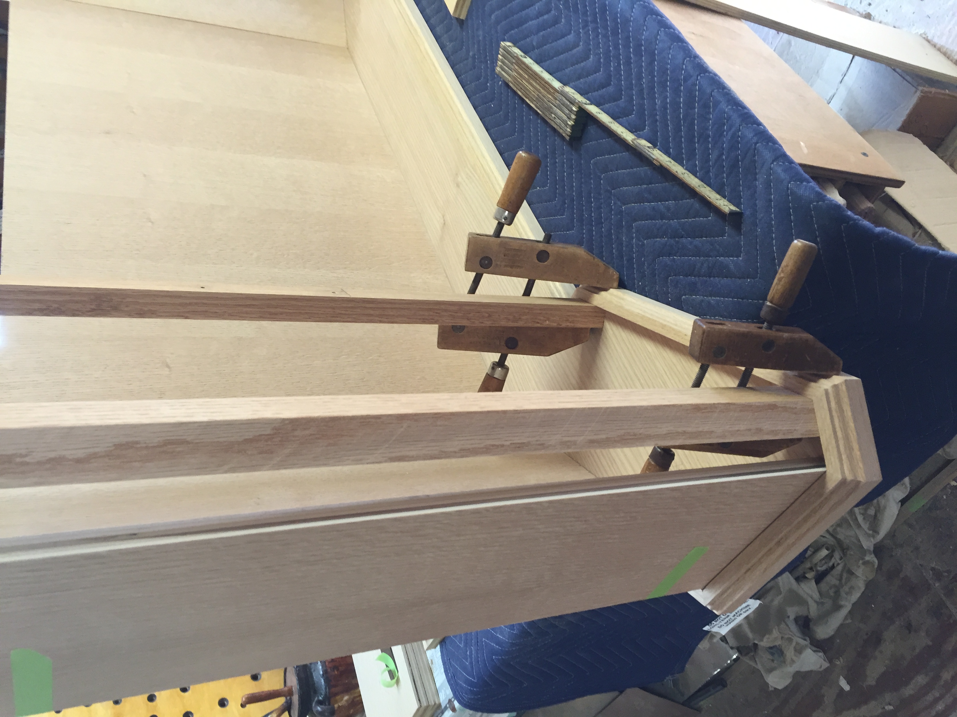 Console parts are carefully glued