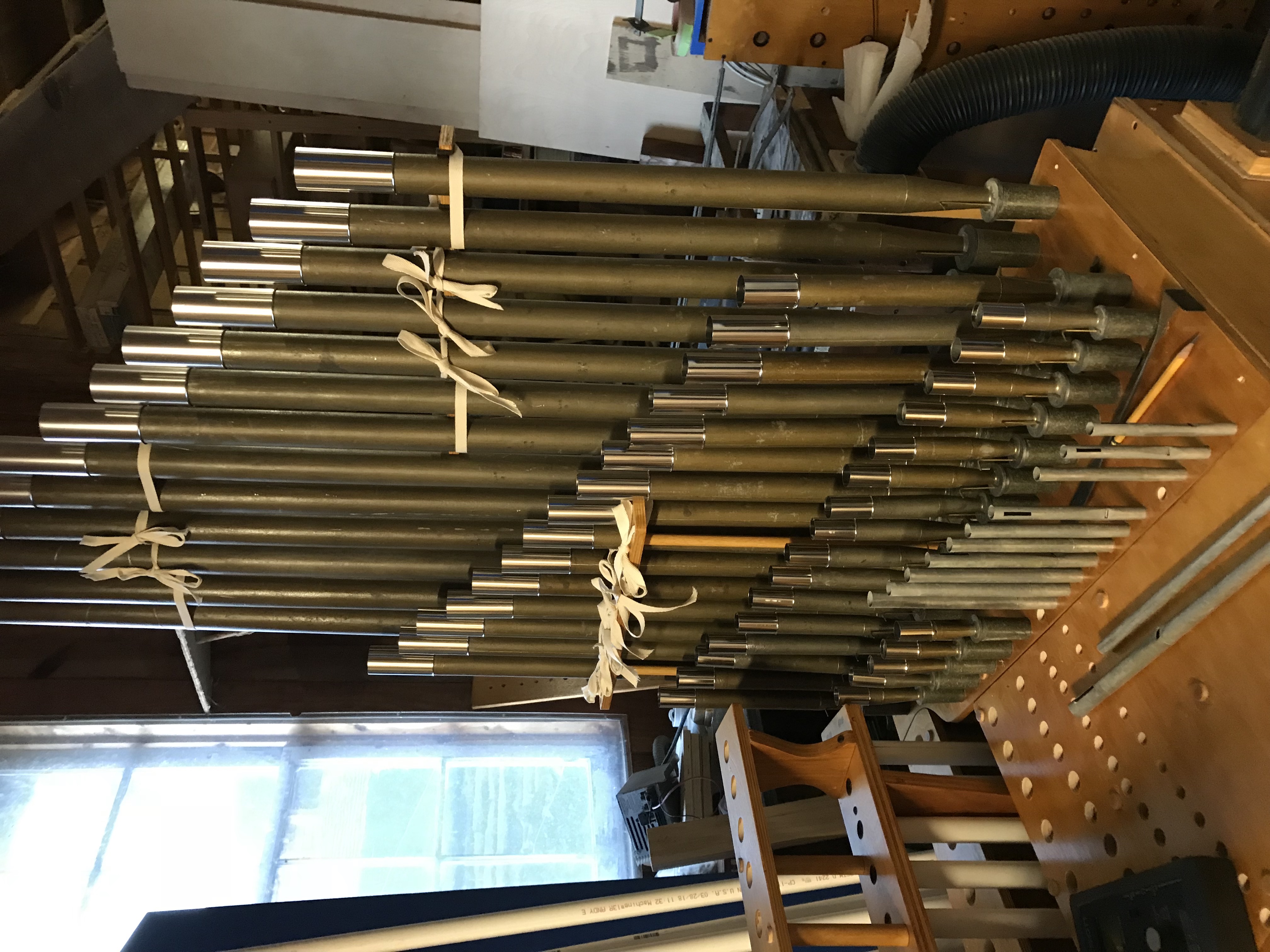 Choir pipes