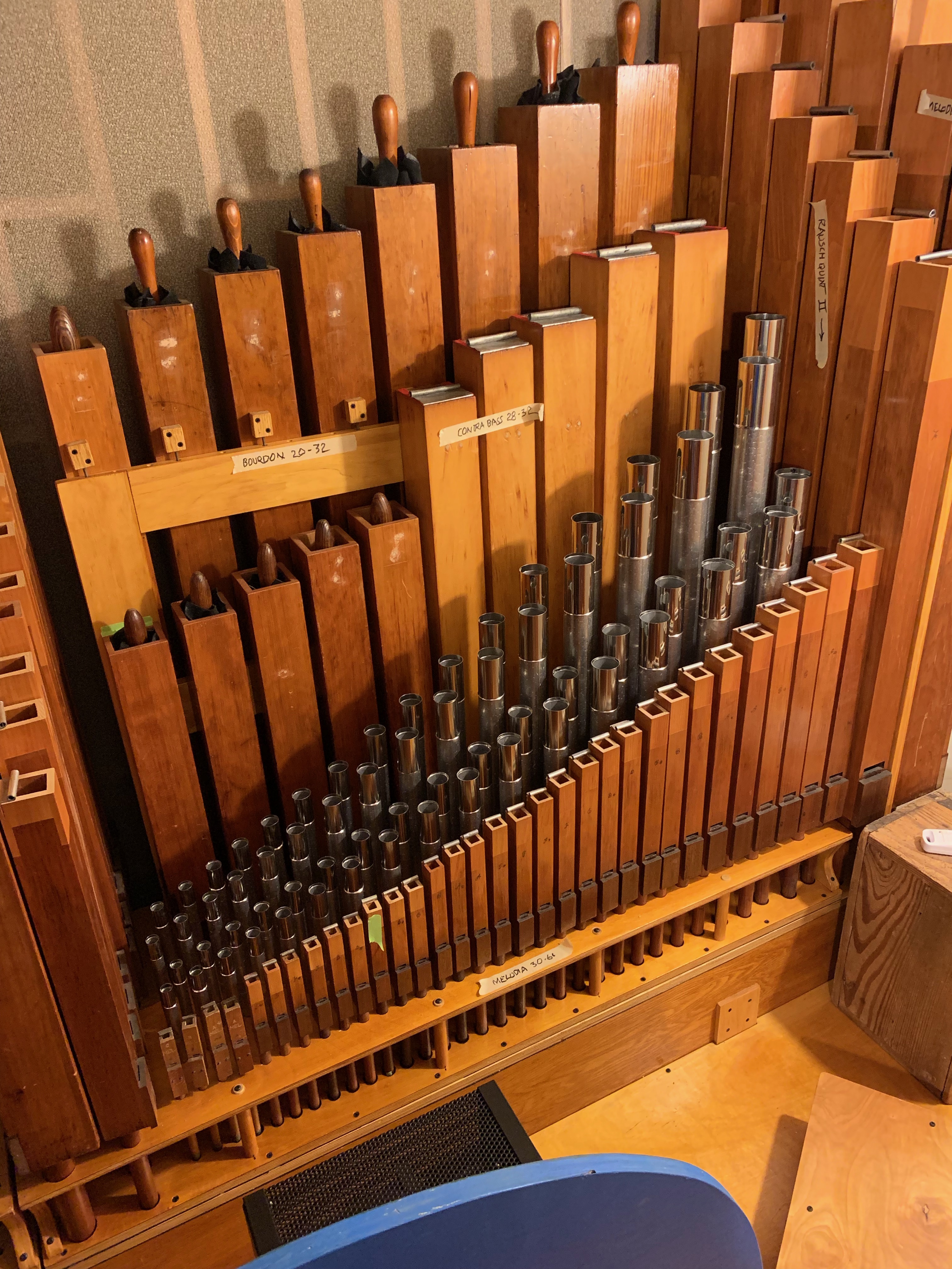 Great/Pedal Pipes