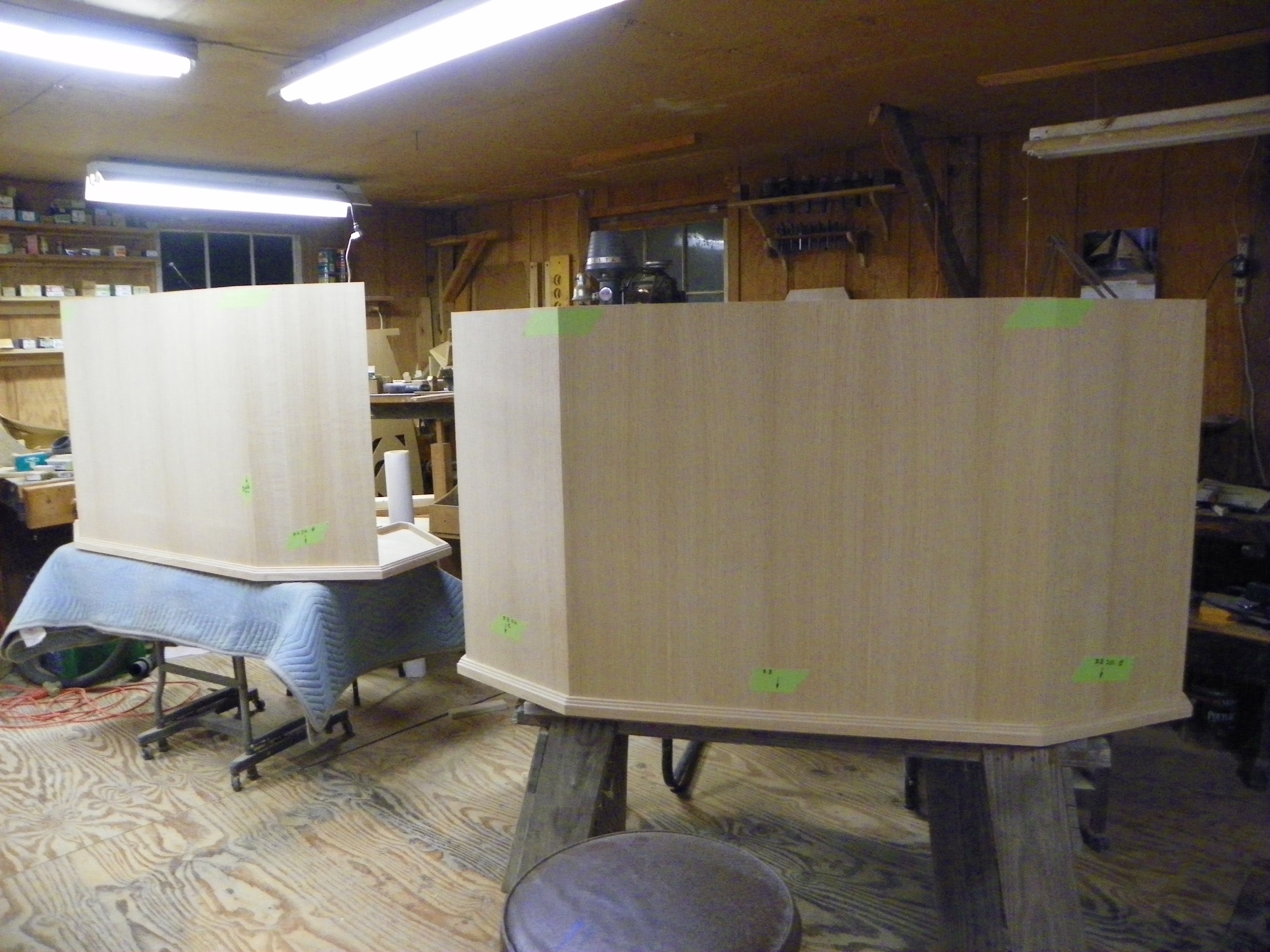 Two console bases