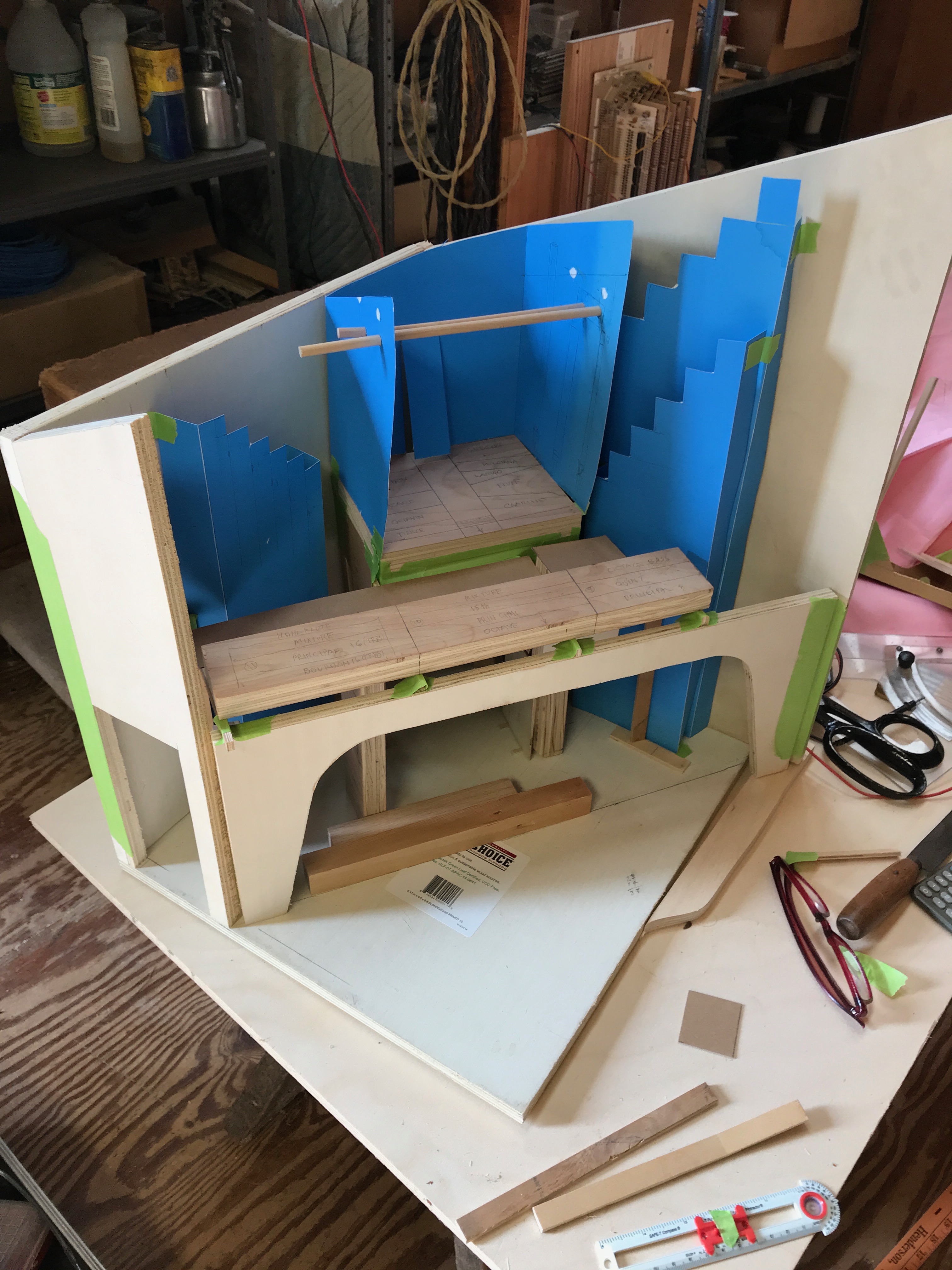 Model of Great/Choir Chamber