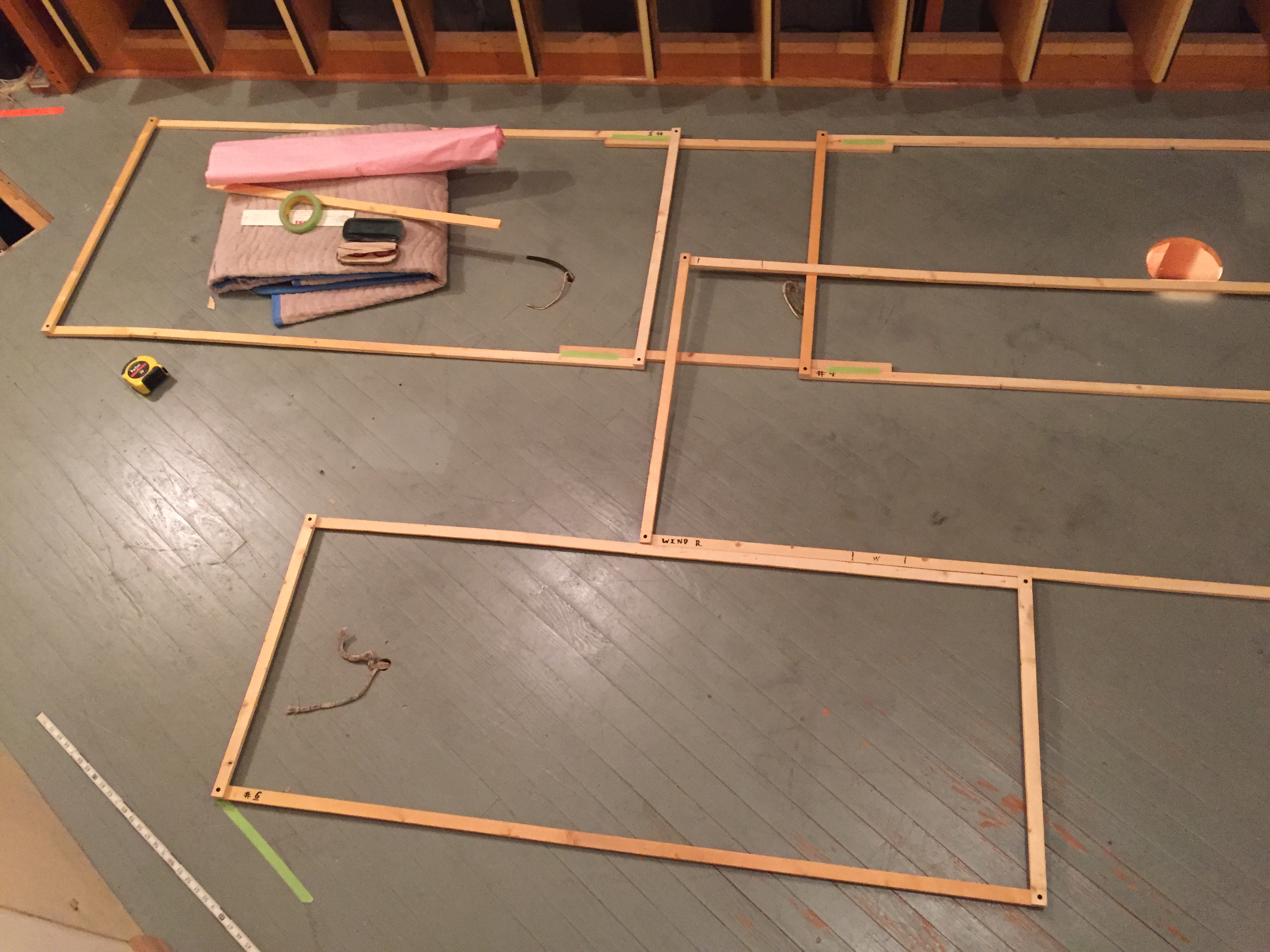 Trial layout in the Swell chamber