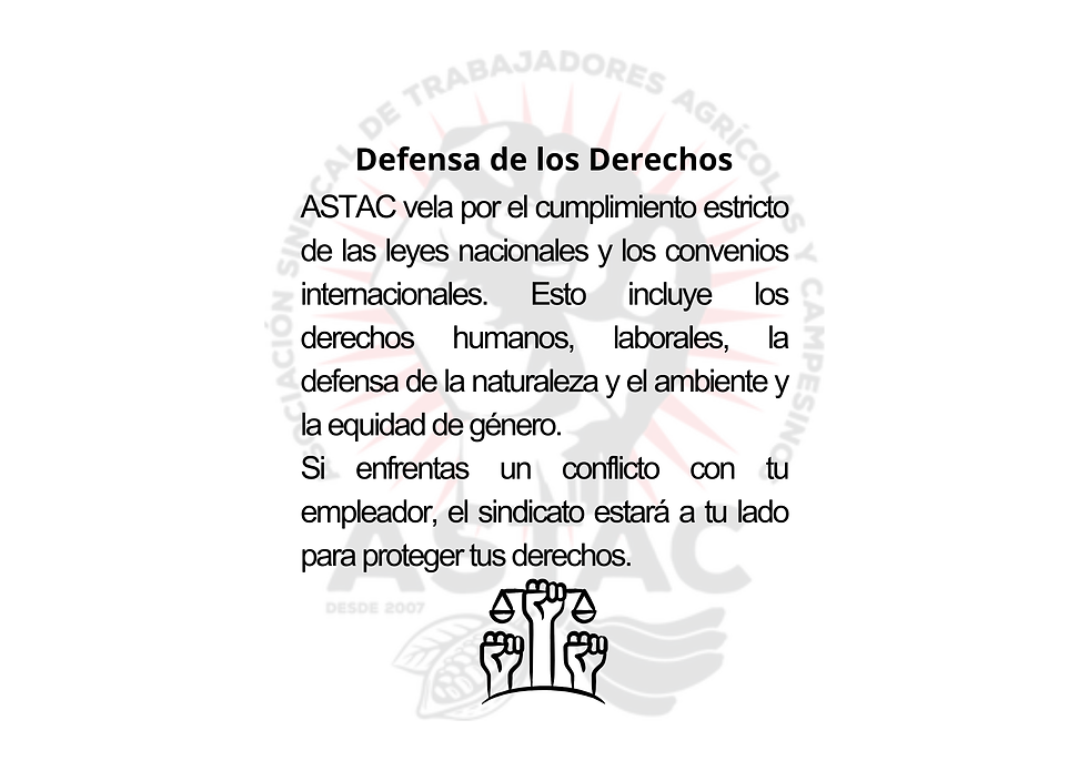 2. Defensa de los Derechos