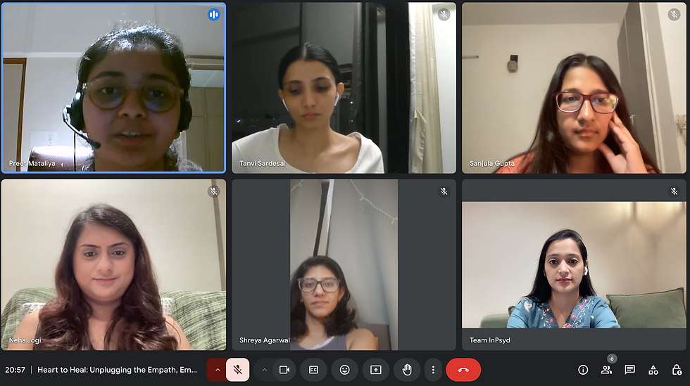 Session on Emotional Boundaries of a Therapist