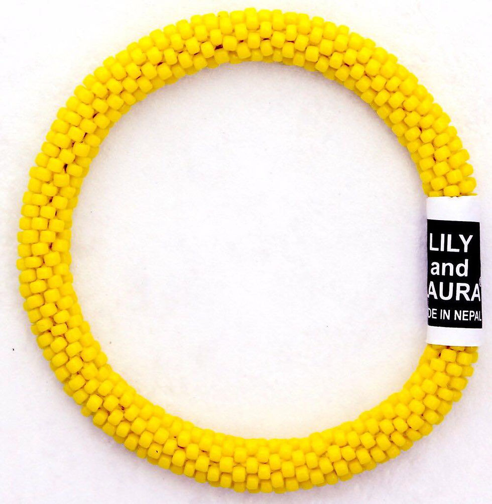 Sunshine Yellow Solid LILY and LAURA® Bracelet