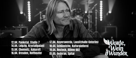 Christian Haase: Worte, Wein und Wunder-Tour" 2026