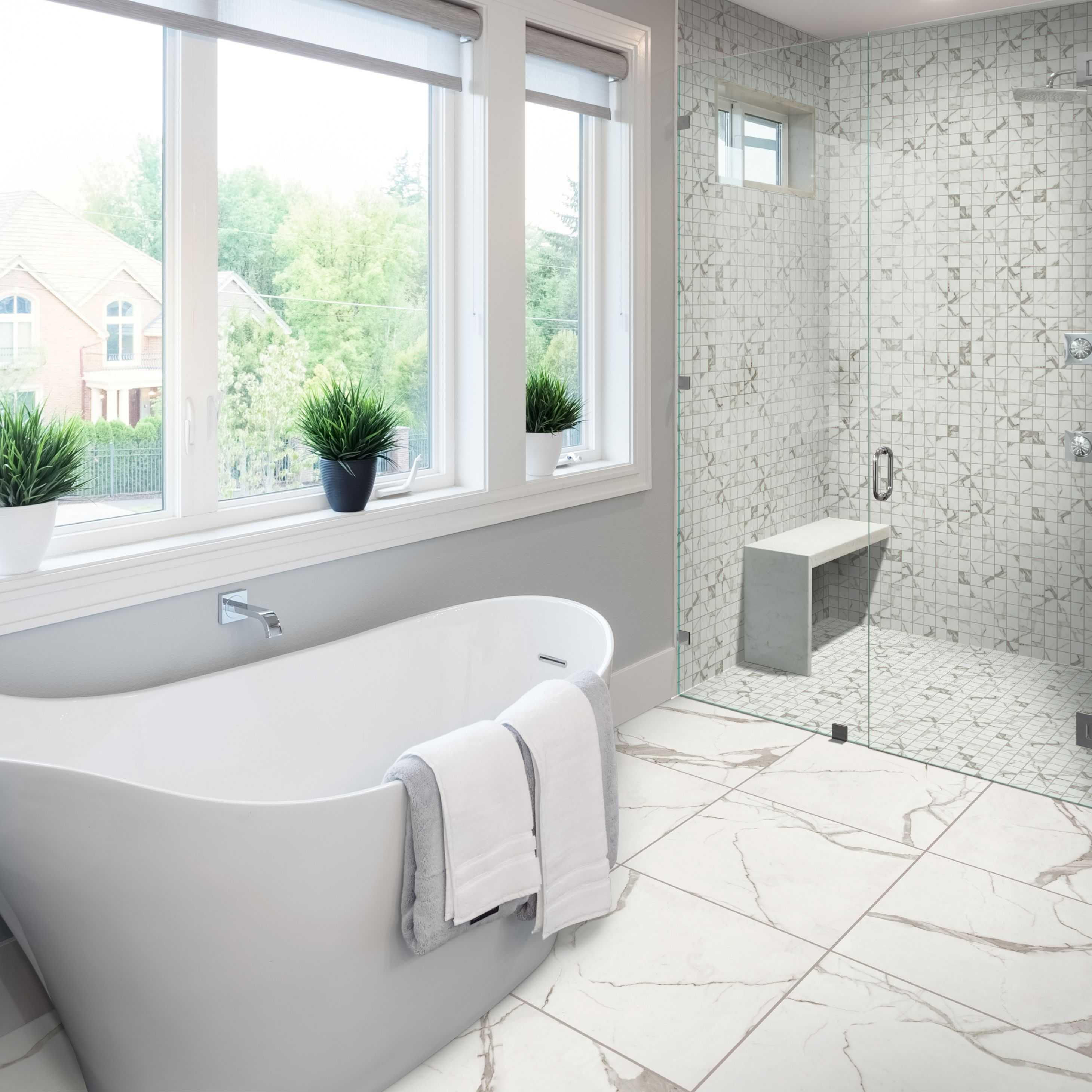 CERATEC Glamour Calacatta 2x2 Matte - 24.25sq/ft