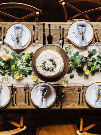 Festive Dinner Table