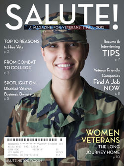 Salute Magazine Cover Mock-up