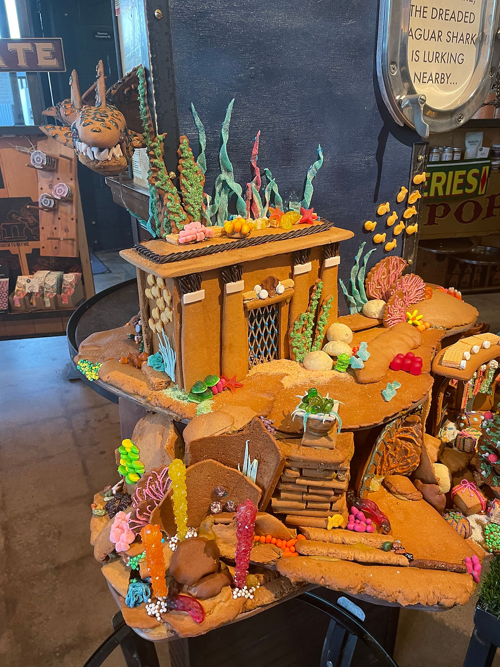 2021 Life Aquatic Inspired Gingerbread